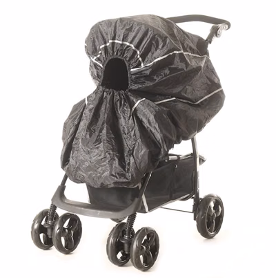 2ME Regnskydd ligg- & sittvagn (svart)