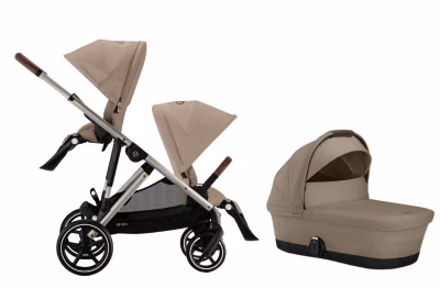 Cybex Gazelle S syskonvagn, Almond Beige