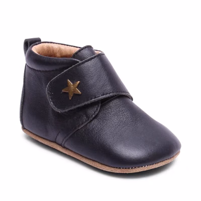 Bisgaard Tofflor Velcro Star - Black
