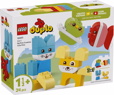 LEGO® DUPLO 3 i 1 Kreativa söta husdjur 10477
