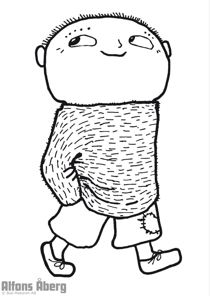 Alfons Åberg Bokstavsspel barnprodukt