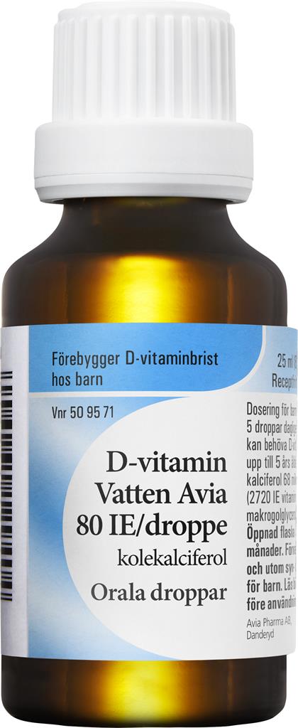 Avia D-vitamin Vatten Droppar