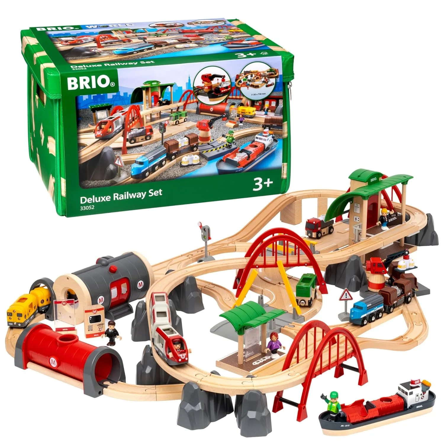 BRIO World Deluxe järnvägsset – Bästa leksakerna för 3–4 år 2026 — 8 leksaker testade av föräldrar