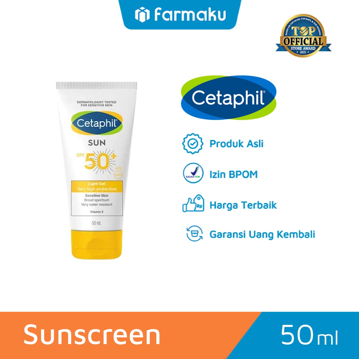 Cetaphil Baby SPF 50+ Sunscreen