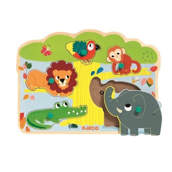 Djeco träpussel (knoppussel) barnprodukt