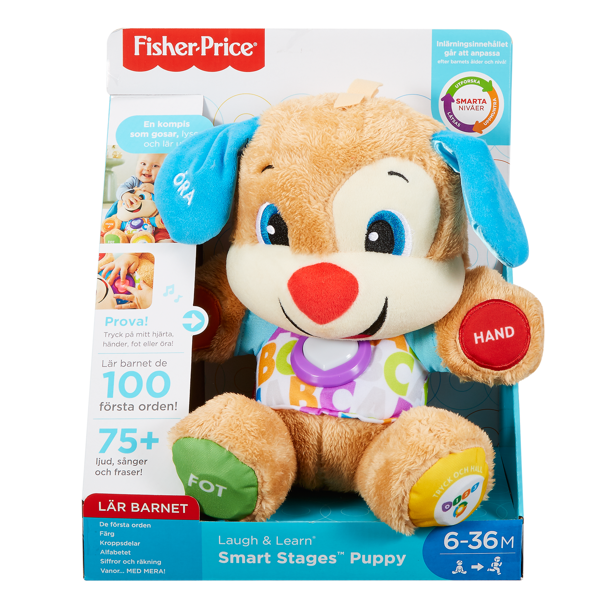 Fisher-Price Laugh & Learn Puppy – Bästa babyleksaker 6 månader 2026 — test och guide