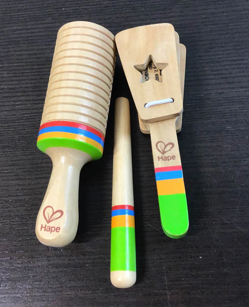 Hape Early Melodies Band Set – Bästa musikinstrument för barn 2026 — 8 leksaks- och äkta instrument testade