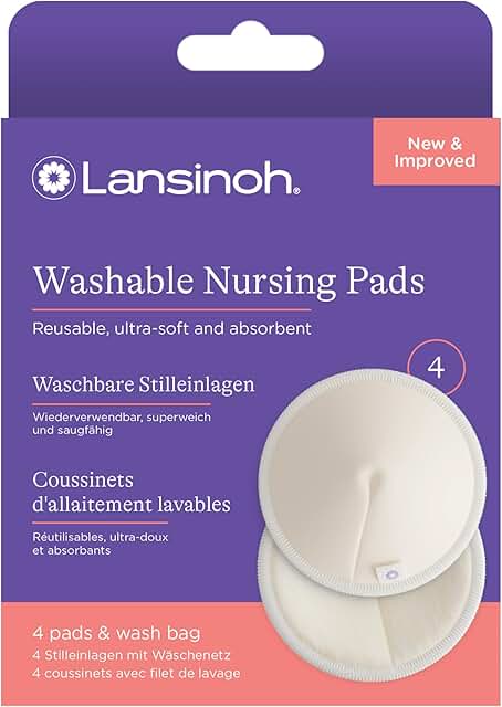Lansinoh Amningsinlägg Bomull Tvättbara