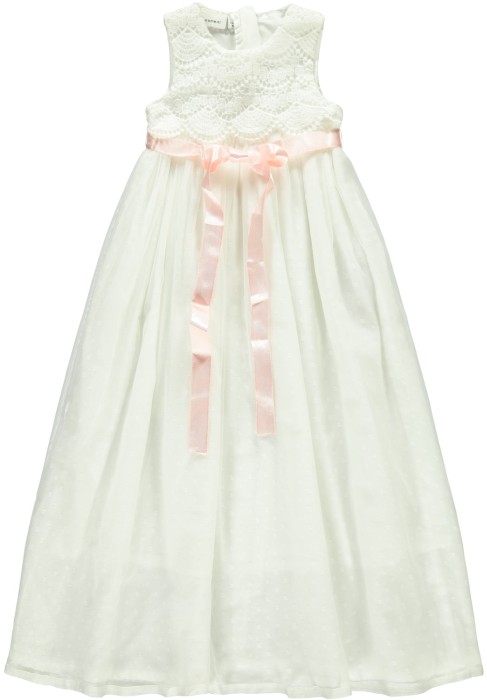 Lindex Baby White Dopklänning