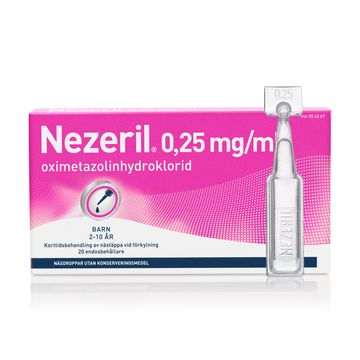 Nezeril Näsdroppar 0,25 mg/ml