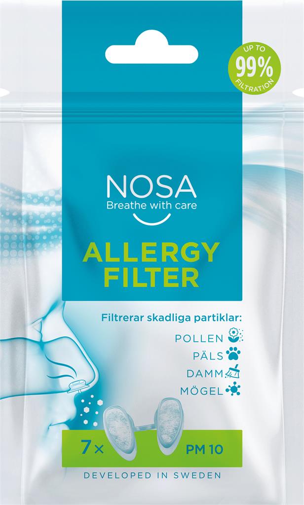 NOSA Allergy Filter Näsfilter babyprodukt